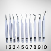 Pensete gene Albe NOU - Fiber Tips